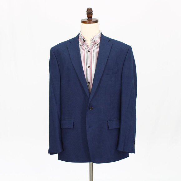 Ralph Lauren 48L Navy HT 2-Button Sport Coat Blazer Jacket P435 - Picture 1 of 11